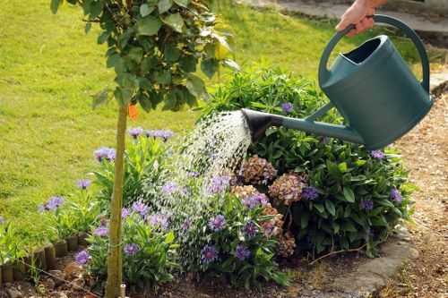 Payment methods and encrypted transaction concept for Landscapers Mayfair