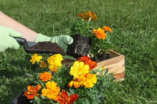 Supplier compliance checks in a landscaping supply chain